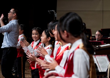 U.S. Marines and Japan forces perform joint concert in Ishigaki, Japan