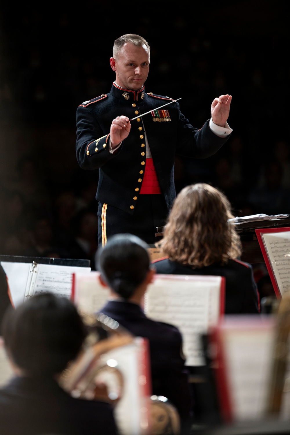 U.S. Marines and Japan forces perform joint concert in Ishigaki, Japan