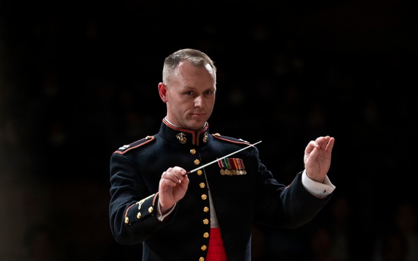 U.S. Marines and Japan forces perform joint concert in Ishigaki, Japan