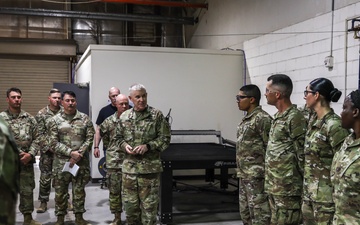 Lt. Gen. Frank Visits ARCENT Innovation and Manufacturing Center