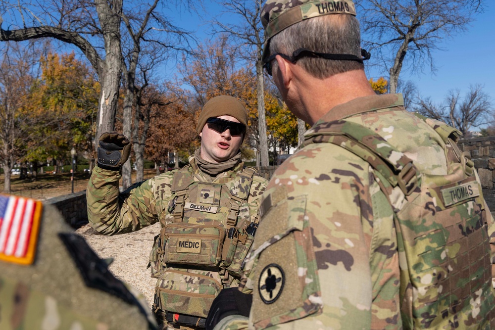 Brig. Gen. Thomas Visits Task Force Magnolia