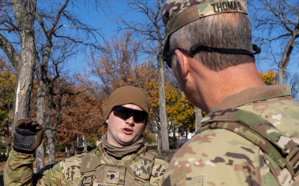 Brig. Gen. Thomas Visits Task Force Magnolia