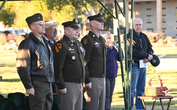 U.S. Army Yuma Proving Ground command team honors World War II-era Bushmasters