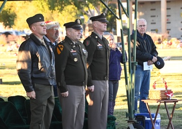 U.S. Army Yuma Proving Ground command team honors World War II-era Bushmasters
