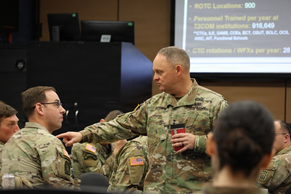 LTG Edmond M. Brown speaks at Fort SIll