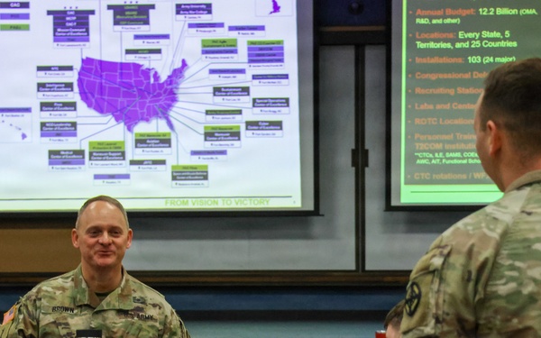 T2Com DCG speaks to CCC class at Fort Sill