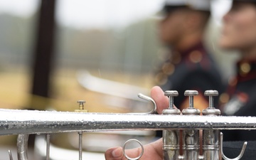 Parris Island Marine Band Performs at the Bluffton Christmas Parade
