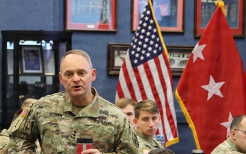 LTG Edmond M. Brown visits Fort Sill CCC