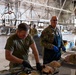 552nd Maintenance Group Thanksgiving potluck at Dock 2