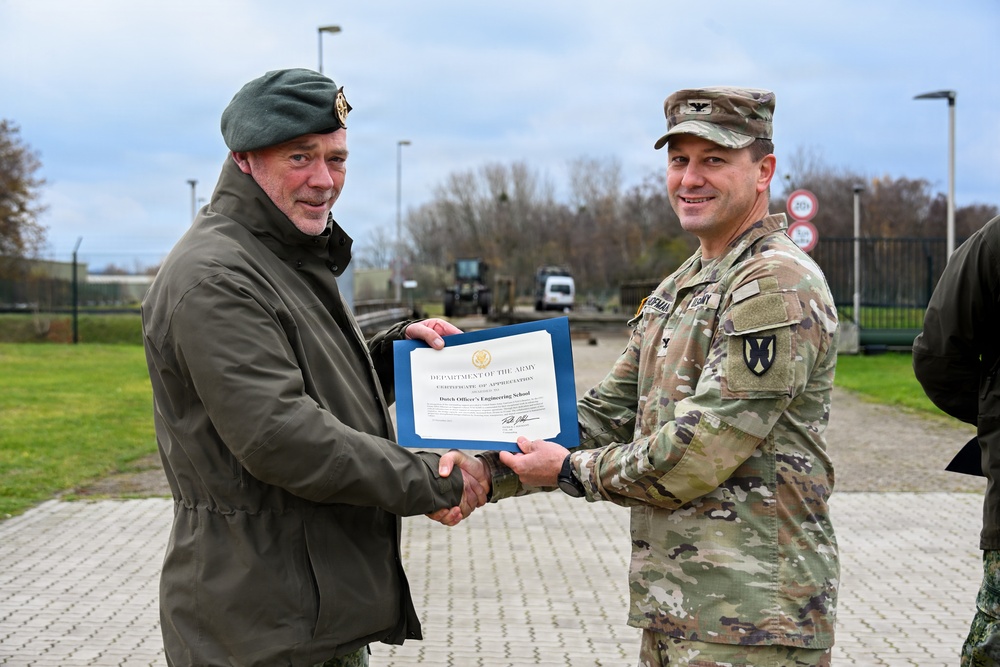 Bailey bridge construction enhances Benelux readiness at Brunssum