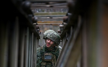 Bailey bridge construction enhances Benelux readiness at Brunssum