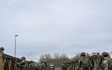 Bailey bridge construction enhances Benelux readiness at Brunssum