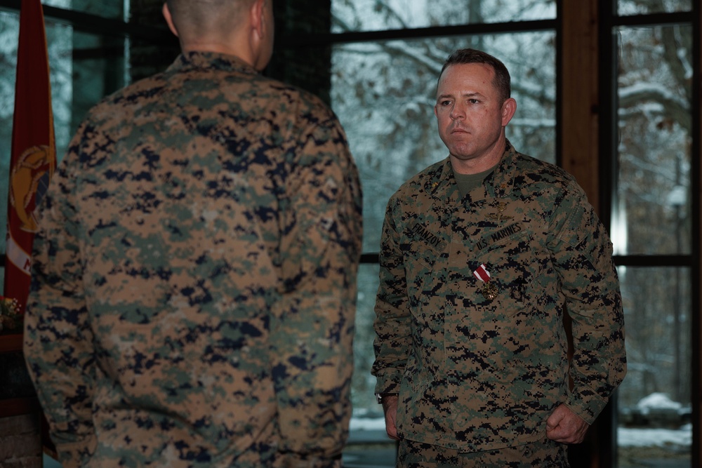 Maj. Caleb Franzoy’s Retirement Ceremony
