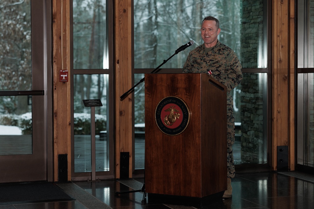 Maj. Caleb Franzoy’s Retirement Ceremony