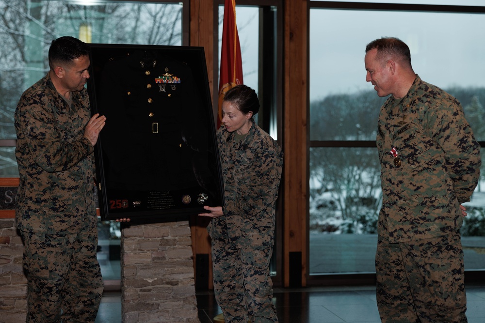 Maj. Caleb Franzoy’s Retirement Ceremony