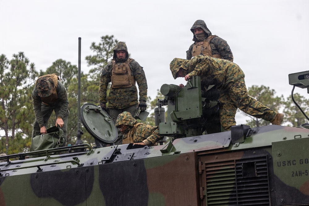 2nd Assualt Amphibian Battalion Naval Integration Training Package Machine Gun Range