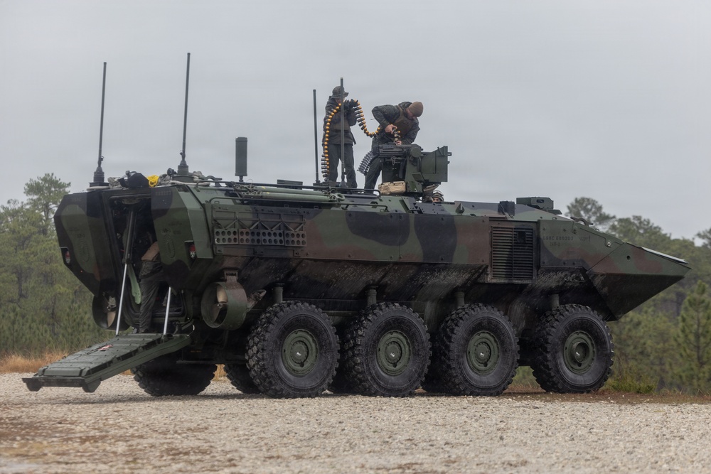 2nd Assualt Amphibian Battalion Naval Integration Training Package Machine Gun Range