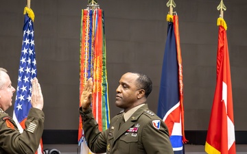 Lawrence pins on third star