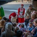 Santa arrives at 419th Family Holiday Party