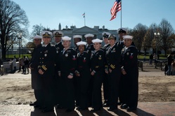Fiscal year 2025 Recruiter of the Year awardees visit the Whitehouse [Image 6 of 15]