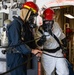 USS America (LHA 6) Conducts a Damage Control Inspection Drill