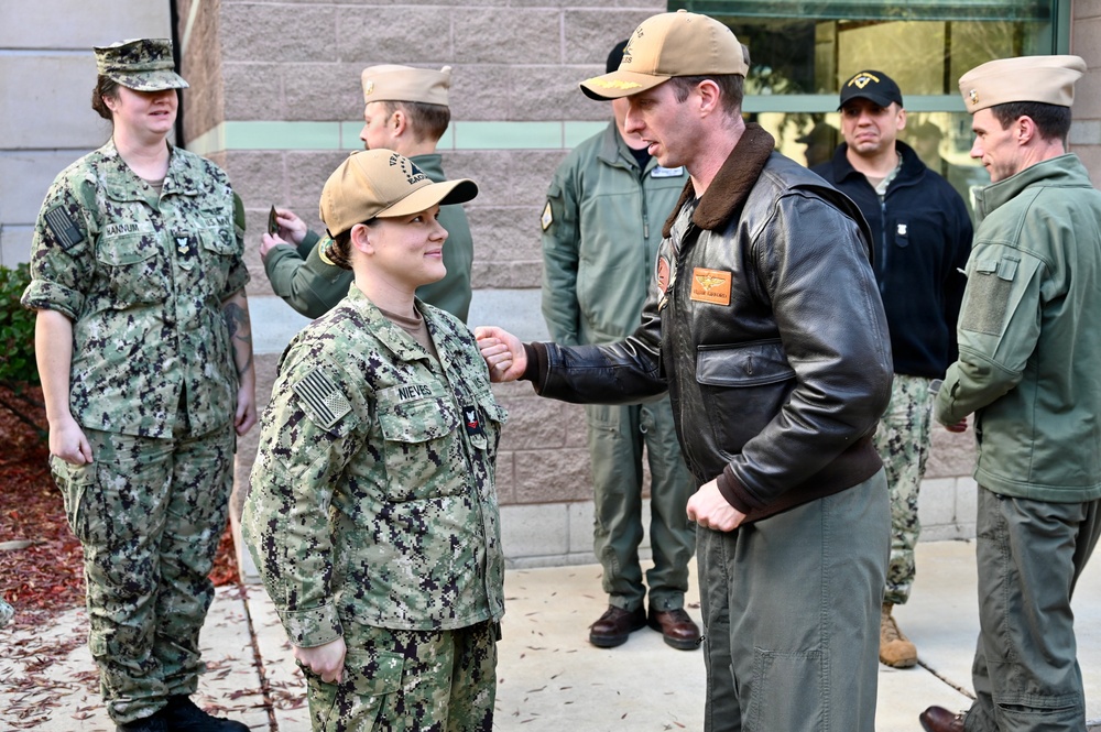 Green Ribbon Patching Ceremony