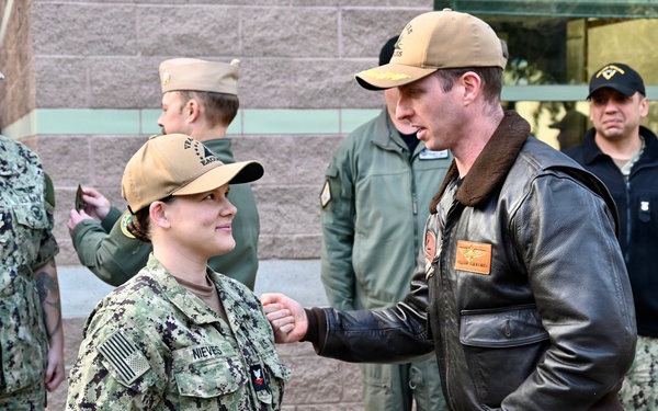 Green Ribbon Patching Ceremony