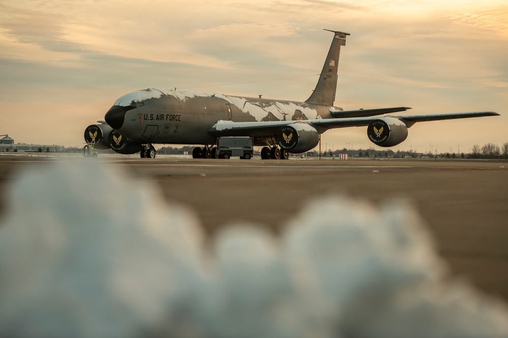 Frigid day on the flight line
