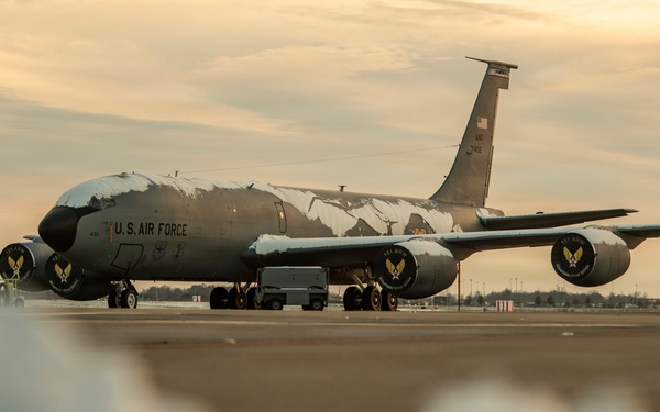 Frigid day on the flight line