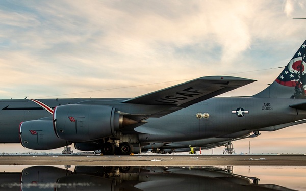 Frigid day on the flight line