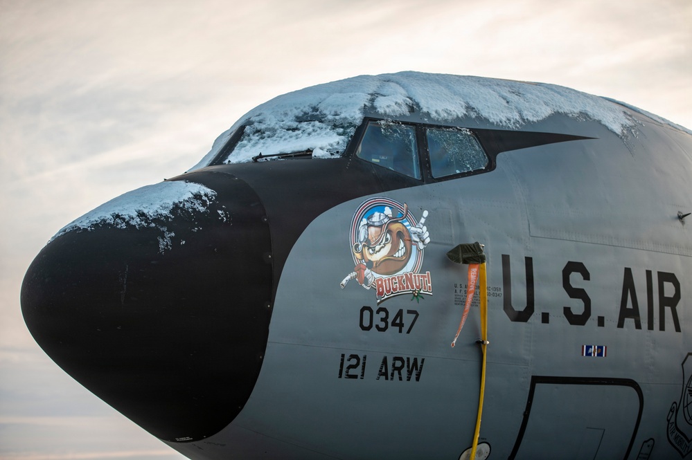 Frigid day on the flight line