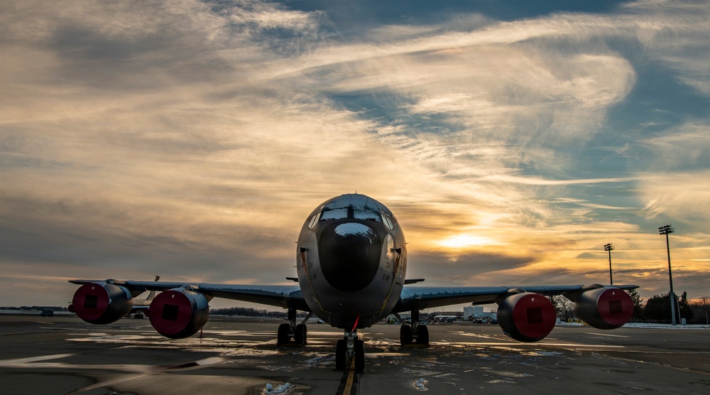Frigid day on the flight line