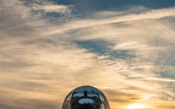 Frigid day on the flight line