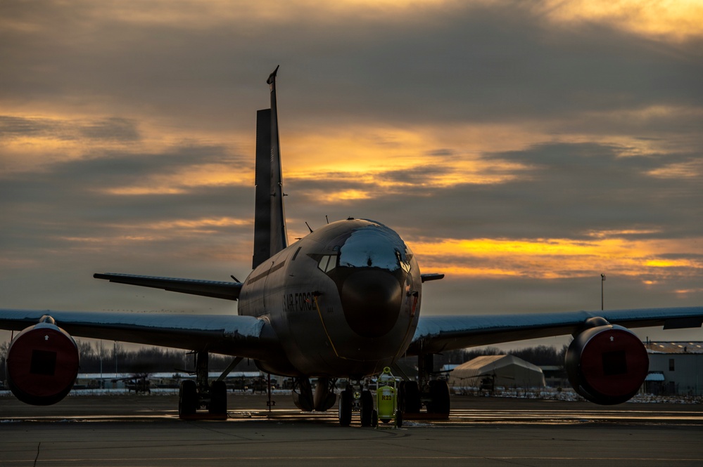 Frigid day on the flight line