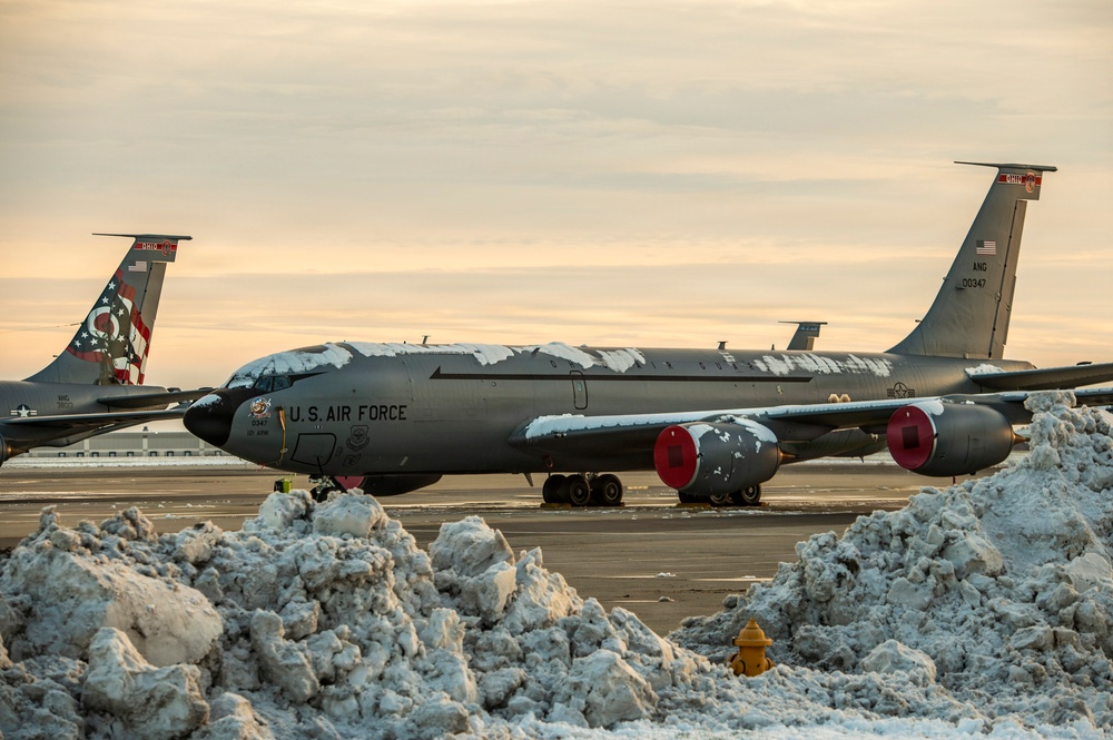 Frigid day on the flight line