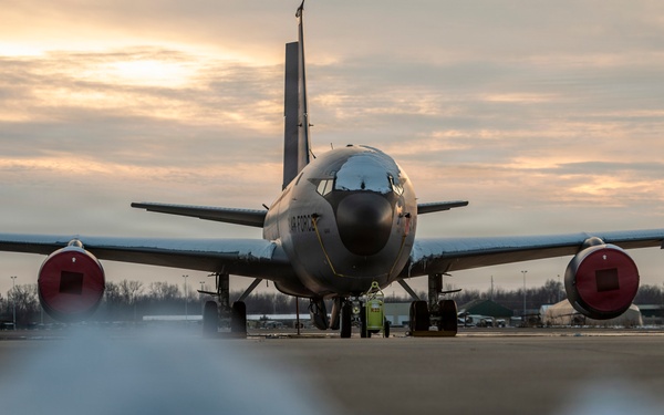 Frigid day on the flight line
