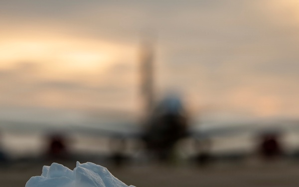 Frigid day on the flight line