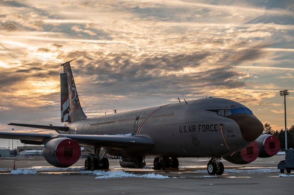 Frigid day on the flight line