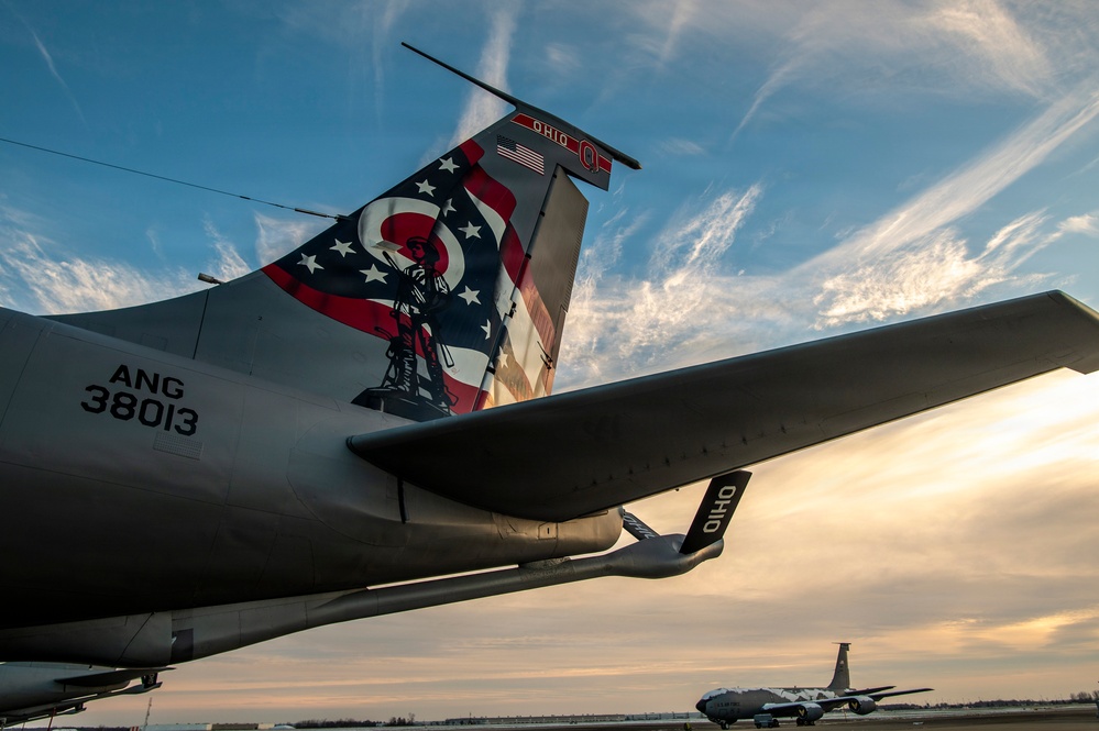 Frigid day on the flight line