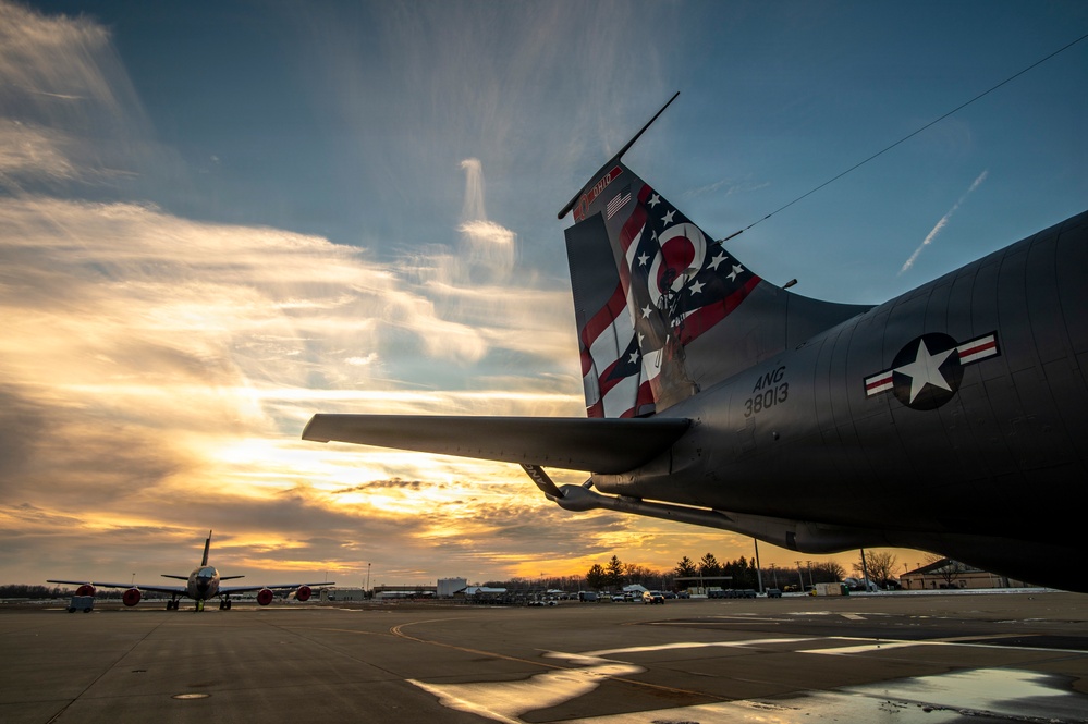 Frigid day on the flight line