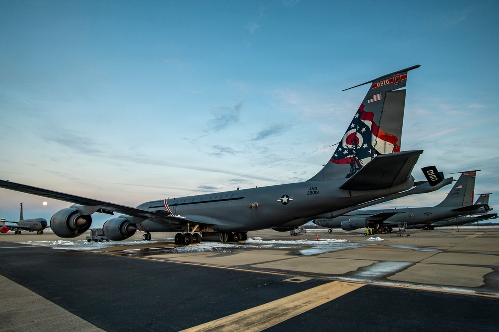 Frigid day on the flight line