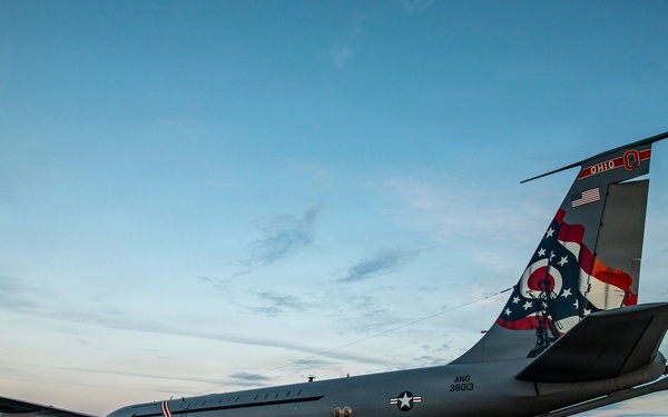 Frigid day on the flight line