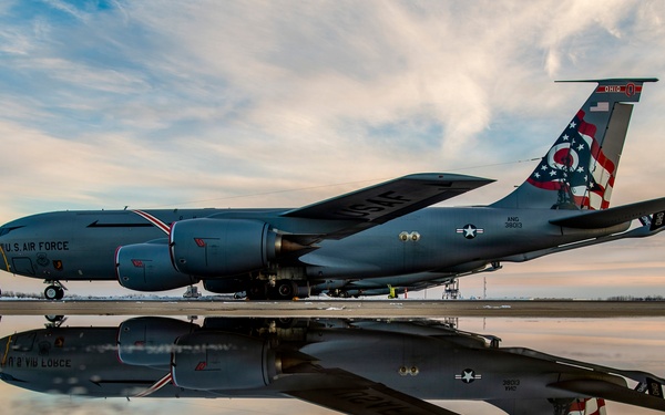 Frigid day on the flight line