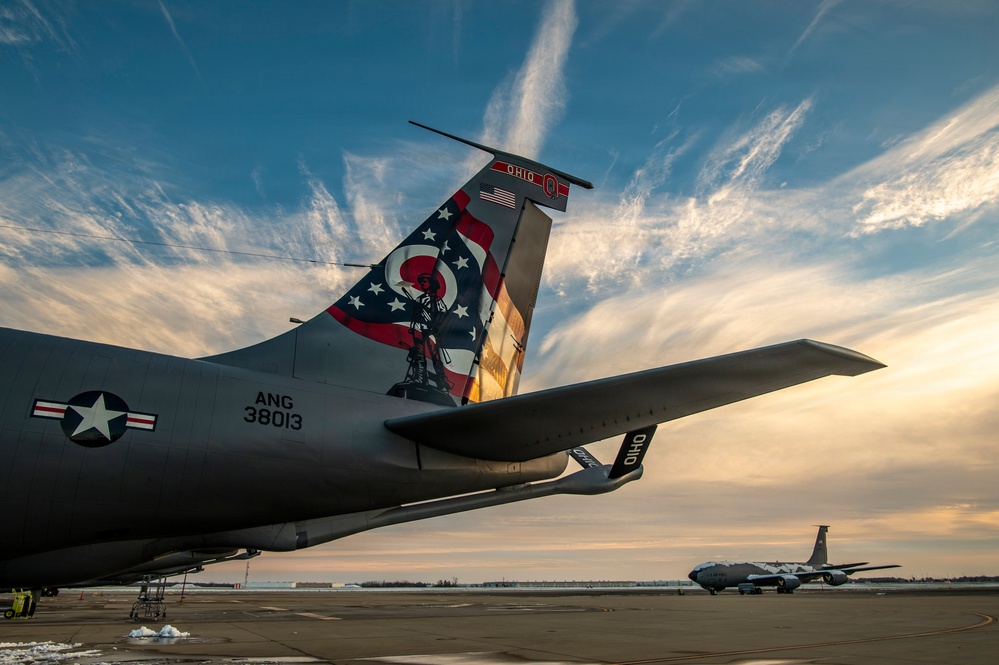 Frigid day on the flight line