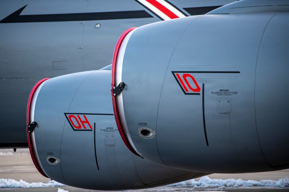 Frigid day on the flight line
