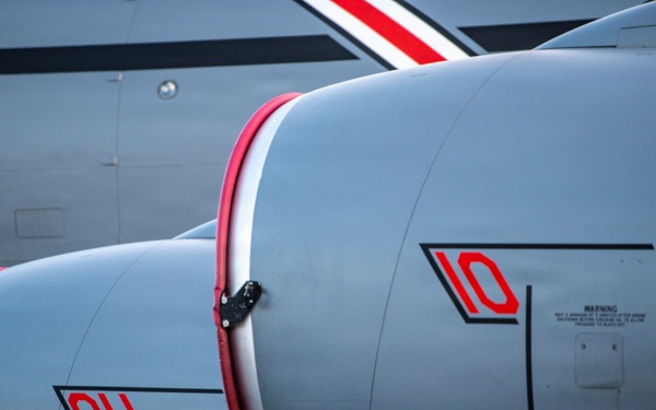 Frigid day on the flight line