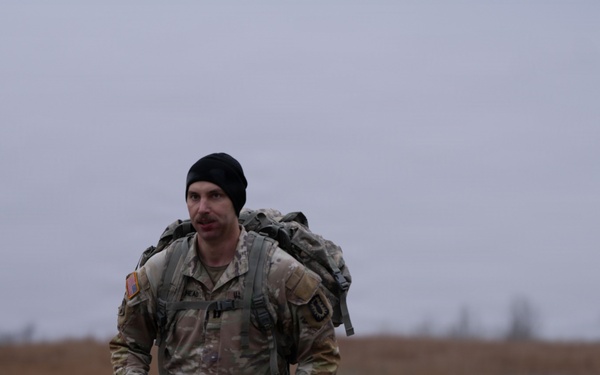 CPT William Moorhead finishes Norwegian foot march