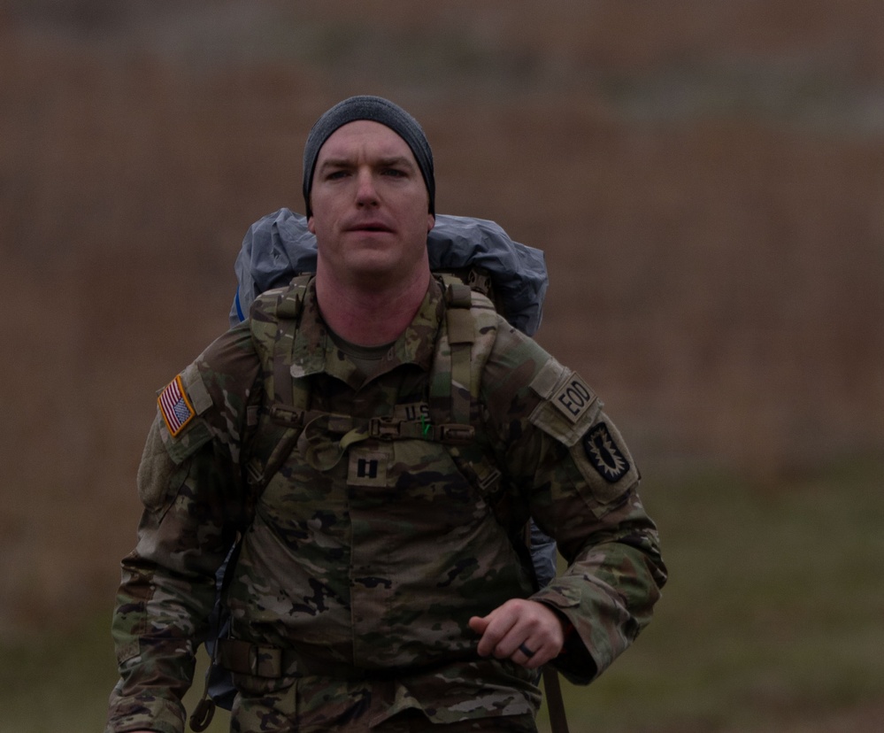 Captain George Sherman completed the Norwegian foot march