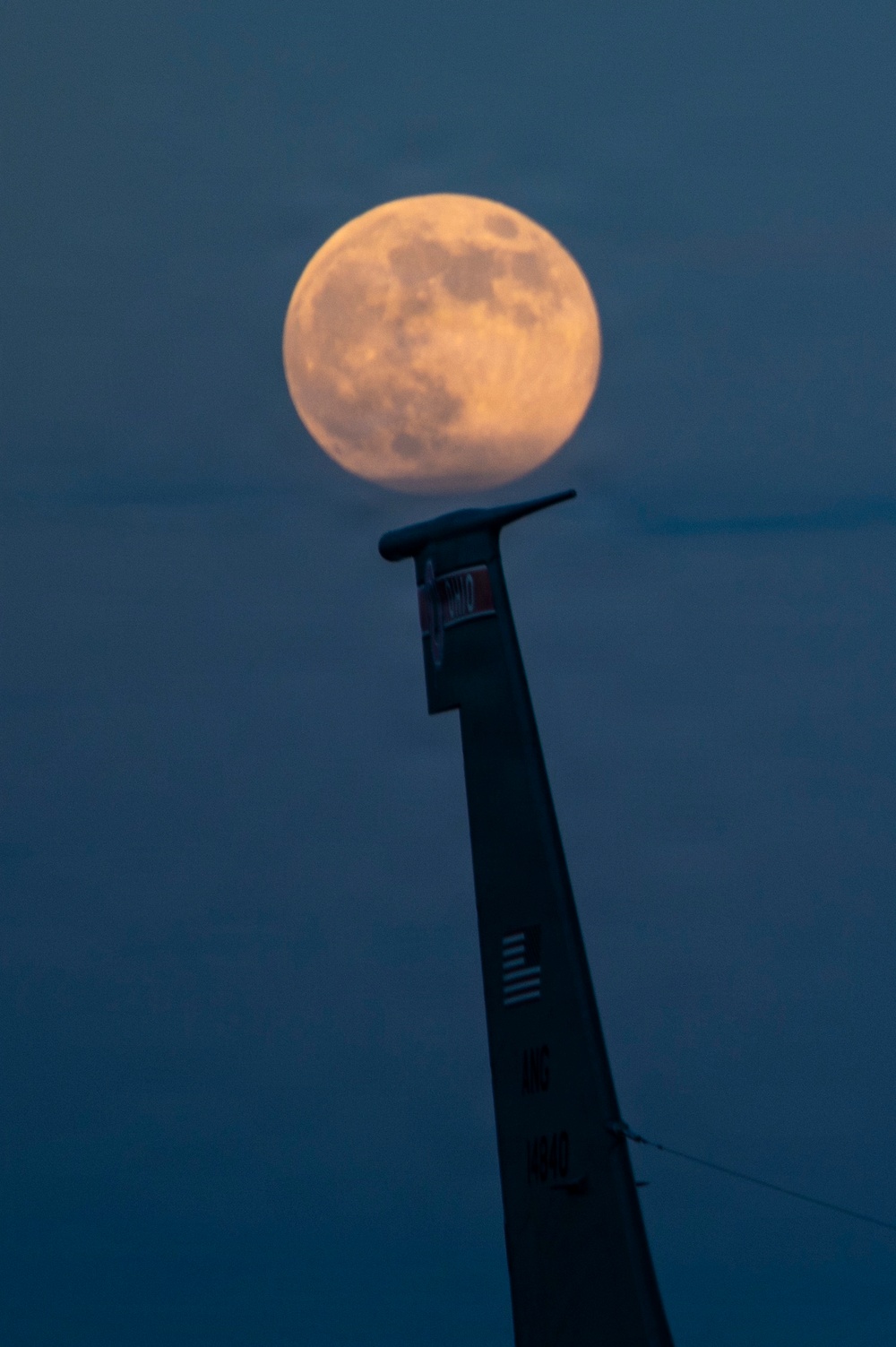 Full moon on the flight line