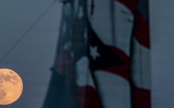 Full moon on the flight line